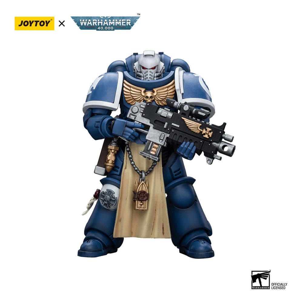 [PREORDER] Warhammer 40k Action Figure 1/18 Ultramarines Sternguard Veteran with Bolt Rifle 12 cm