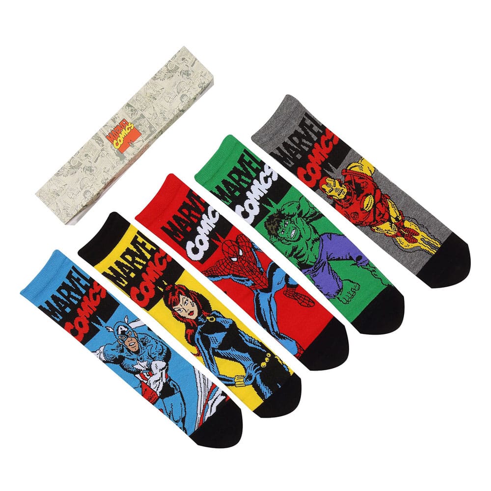 [PREORDER] Marvel Socks 5-Pack Avengers S-M