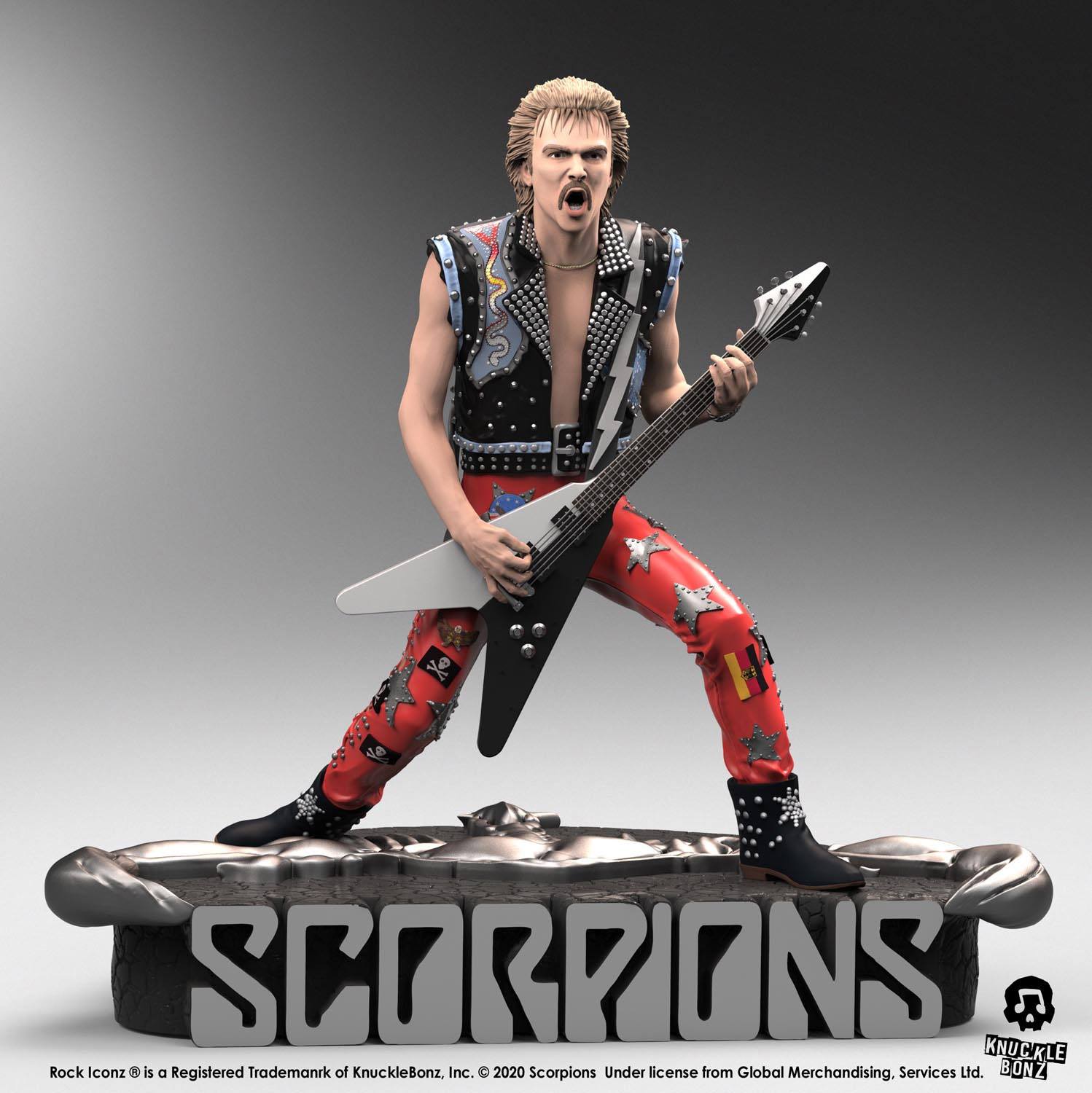 [PREORDER] Scorpions Rock Iconz Statue Rudolf Schenker Limited Edition 22 cm