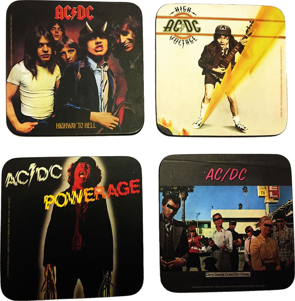 [PREORDER] AC/DC Coaster Pack (4)