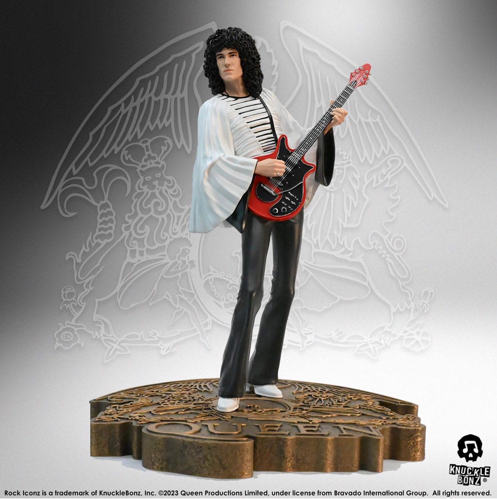 [PREORDER] Queen Rock Iconz Statue Brian May II (Sheer Heart Attack Era) 23 cm