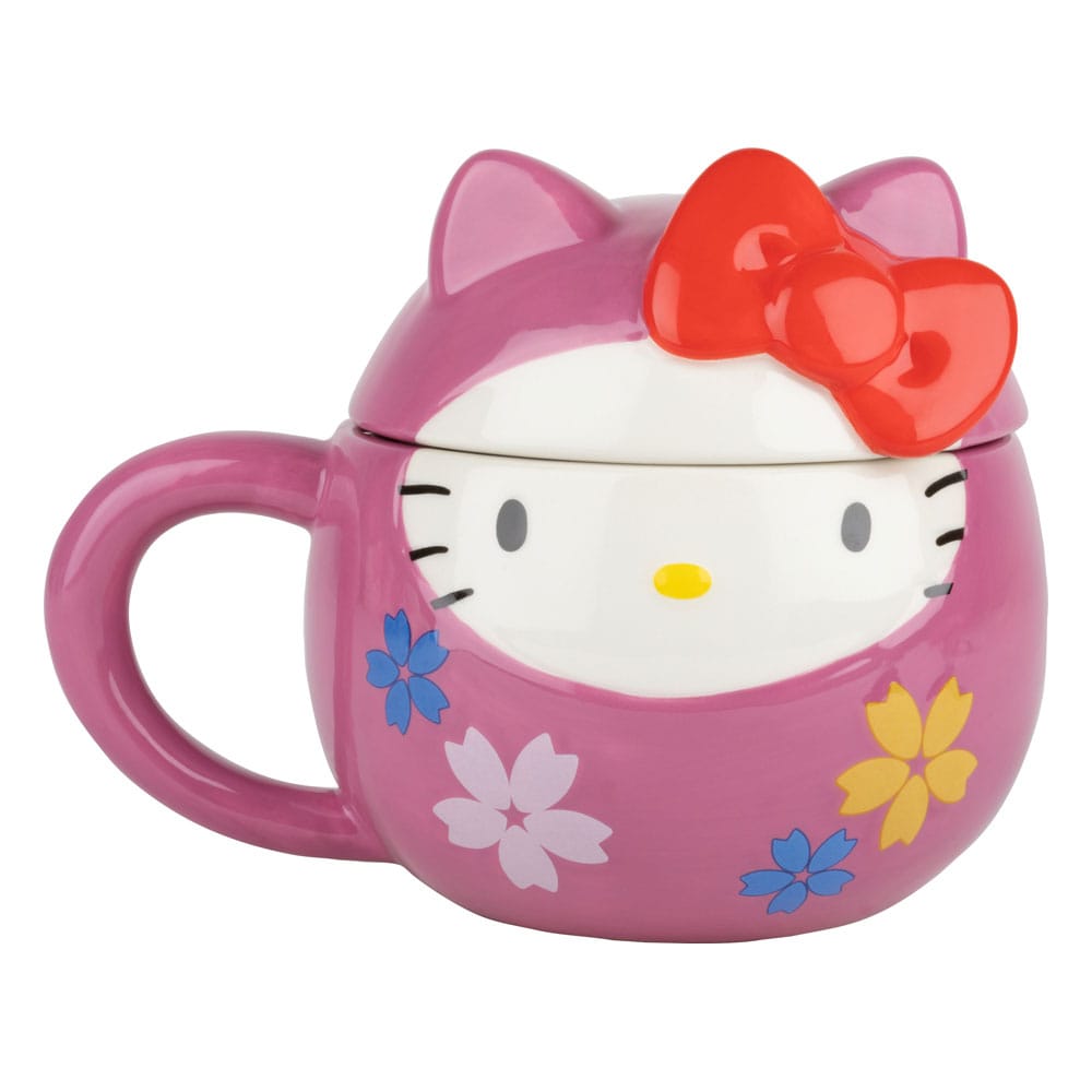 HELLO KITTY - Daruma - 3D Mug + Lid 320ml