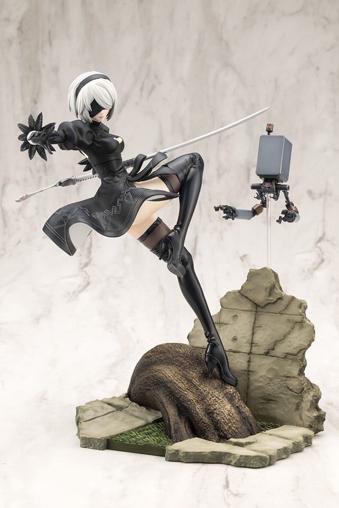 NIER AUTOMATA VER. 1.1A - 2B - Statue ARTFXJ 1/8 24cm