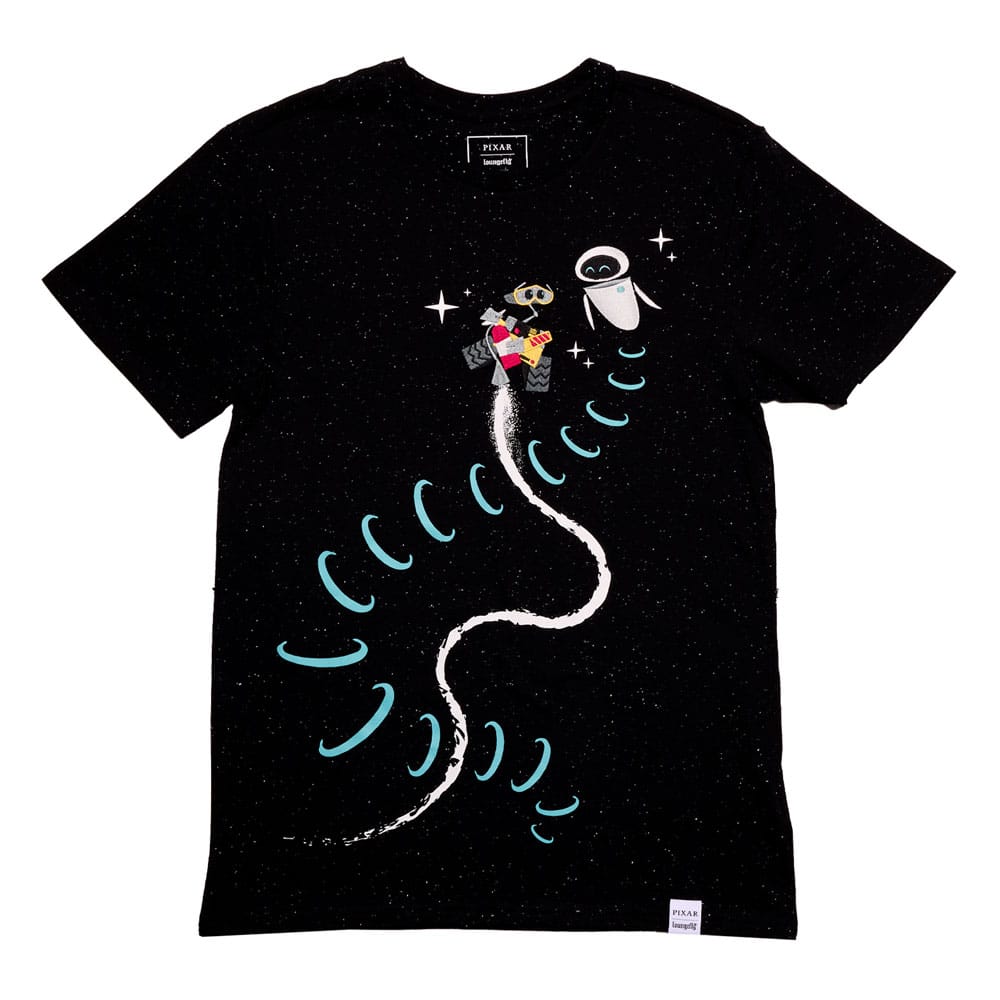 Pixar by Loungefly Tee T-Shirt Unisex Wall-E & Eve Size L