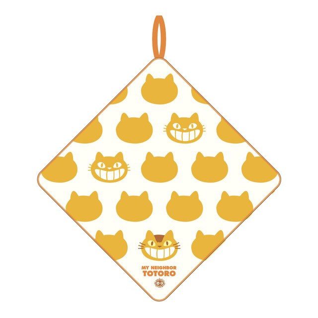 MY NEIGHBOR TOTORO - Catbus - Towel with loop 33x33cm