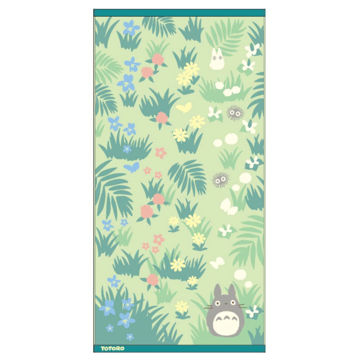 [PREORDER] My Neighbor Totoro Large Bath Towel Totoro & Butterfly 60 x 120 cm