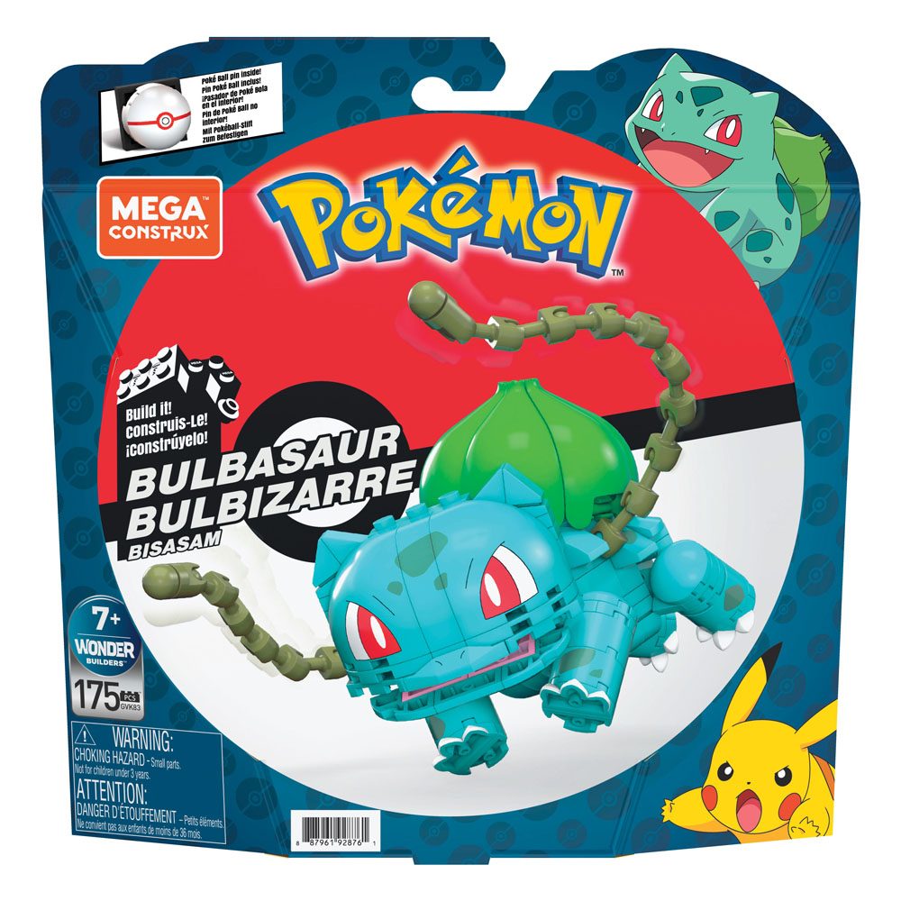 [PREORDER] Pokémon Mega Construx Wonder Builders Construction Set Bulbasaur 10 cm