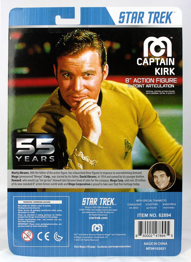 [PREORDER] Star Trek Action Figure Kirk 55th Anniversary 20 cm