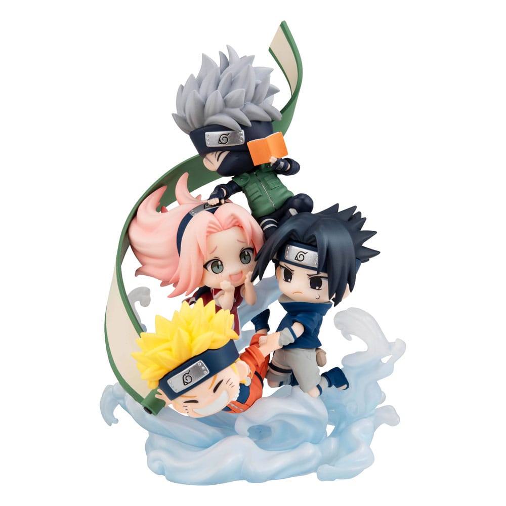 [PREORDER] NARUTO SHIPPUDEN - Gather here, Team 7 - Statue FigUnity 13cm