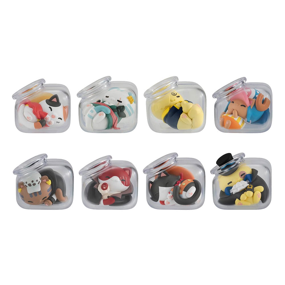 [PREORDER] One Piece Mega Cat Project Trading Figure Good Night NyanPieceNyan! 3 cm Assortment (8)