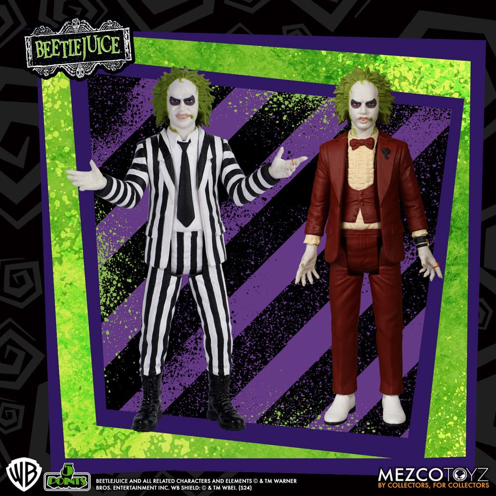[PREORDER] Beetlejuice 5 Points Action Figures 10 cm Assortment (14)