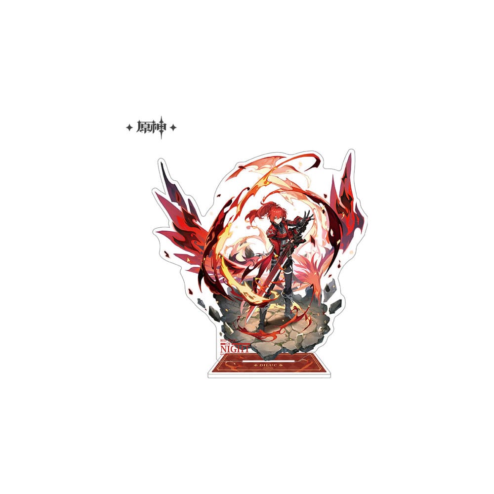 [PREORDER] Genshin Impact Acrylic Phone Stand Diluc 17 cm