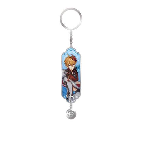 [PREORDER] Genshin Impact Character Drawing Card Metal Keychain Tartaglia aka Childe