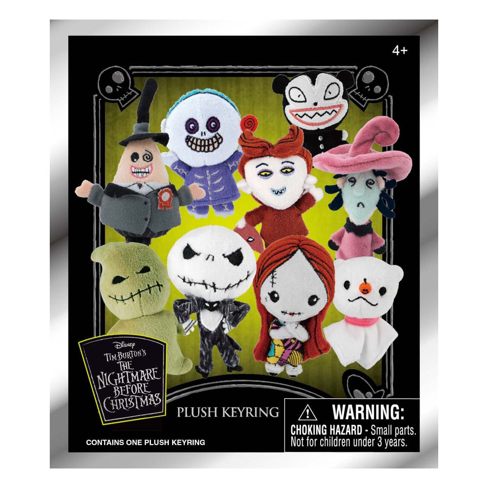 [PREORDER] Nightmare before Christmas Plush Bag Clips Display (24)