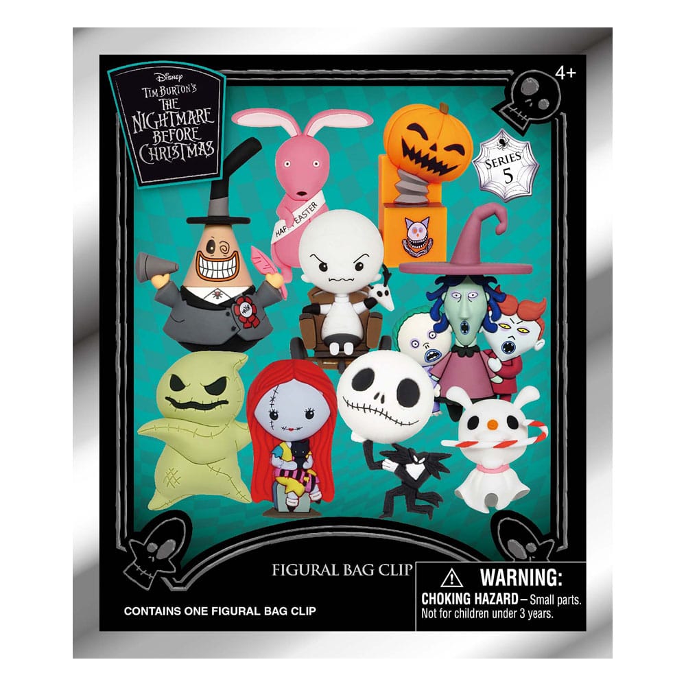 Nightmare before Christmas 3D PVC Bag Clips Series 5 Display (24)