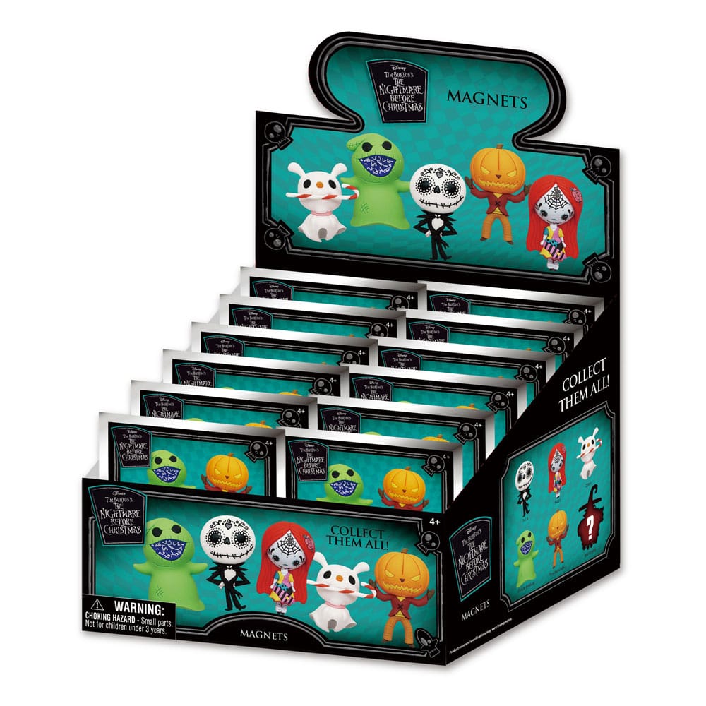 [PREORDER] Nightmare before Christmas magnets blind pack Series 2 Display (12)
