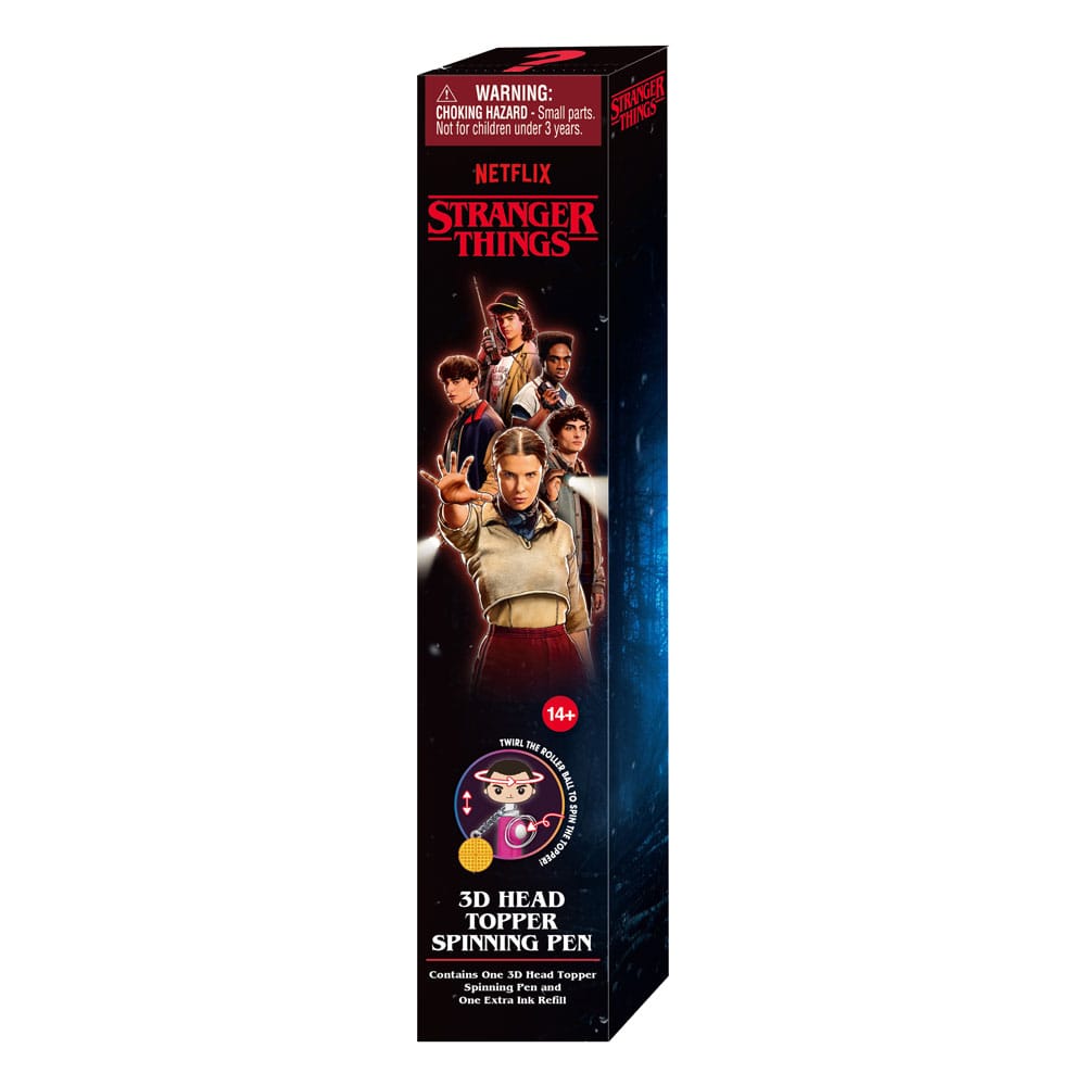 [PREORDER] Stranger Things pen 3D Head Topper Spinning Pen