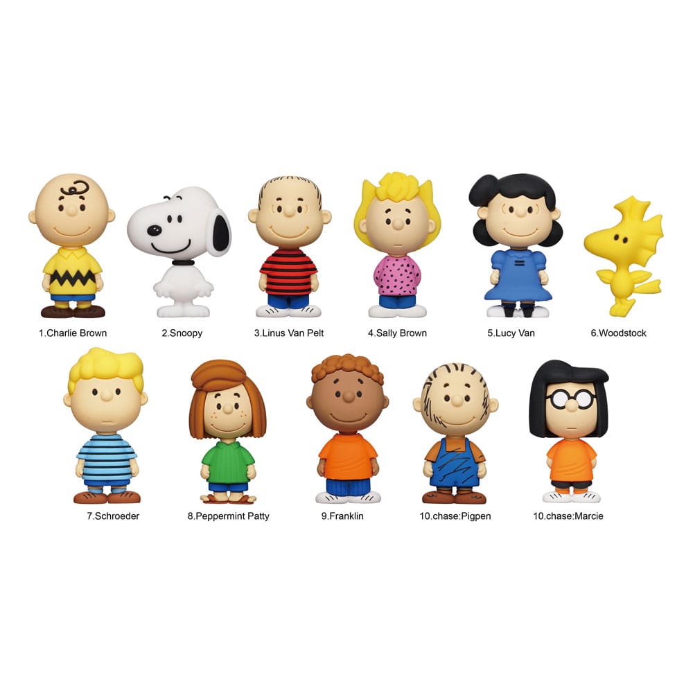 [PREORDER] Peanuts 3D PVC Bag Clips Snoopy Series 1 Display (24)
