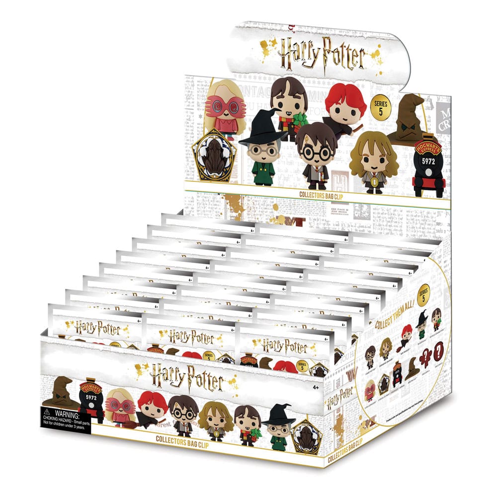 [PREORDER] Harry Potter 3D PVC Bag Clips Series 5 Display (24)