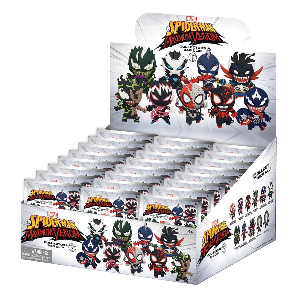 [PREORDER] Venom 3D PVC Bag Clips Series 2 Display (24)