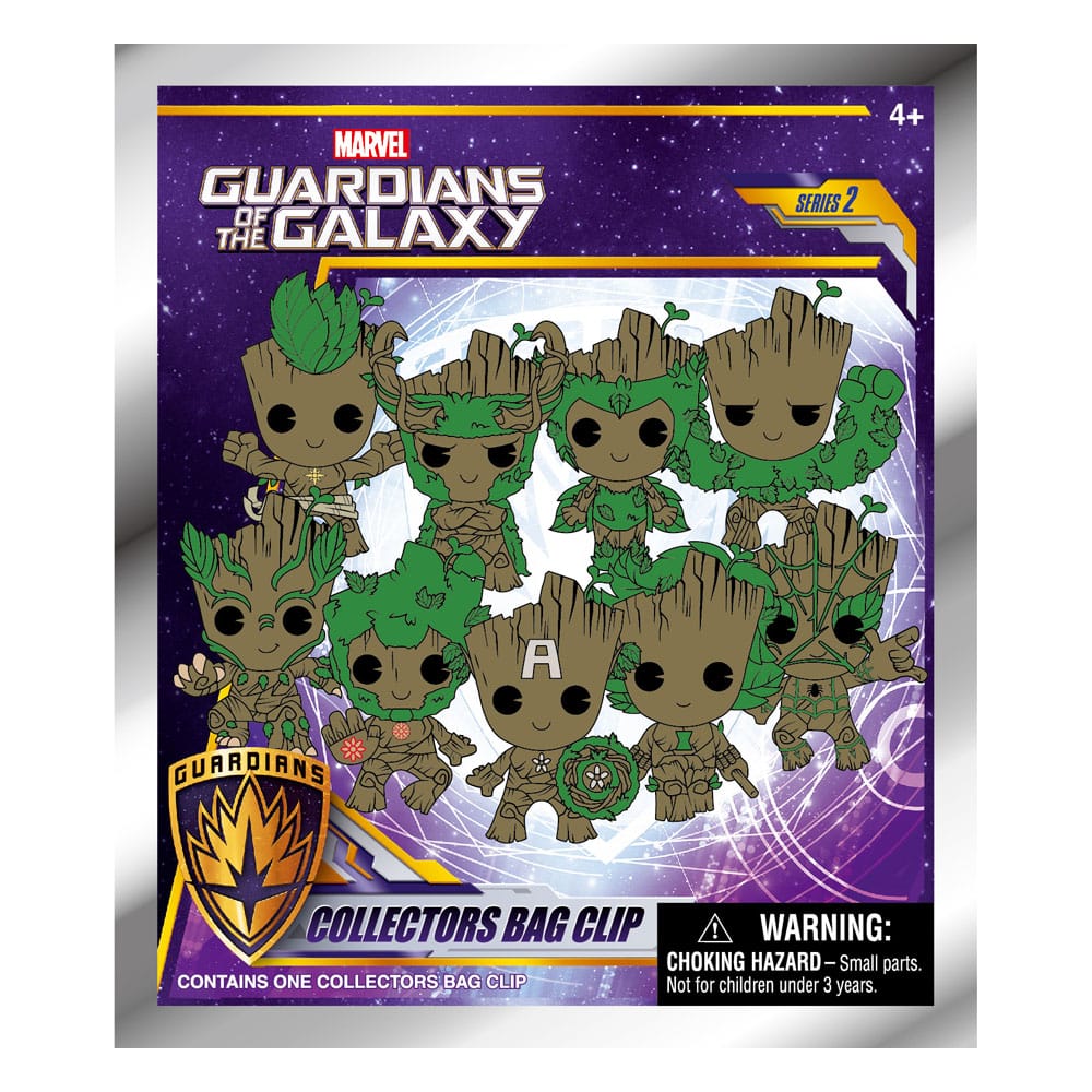 Guardians of the Galaxy 3D PVC Bag Clips Groot Series 2 Display (24)