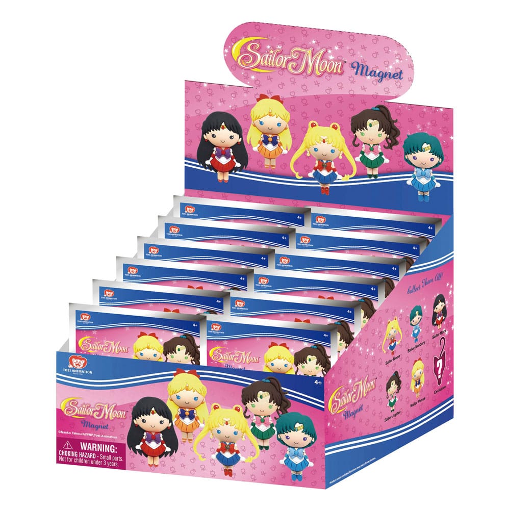 [PREORDER] Sailor Moon Magnets blind pack Series 1 Display (12)