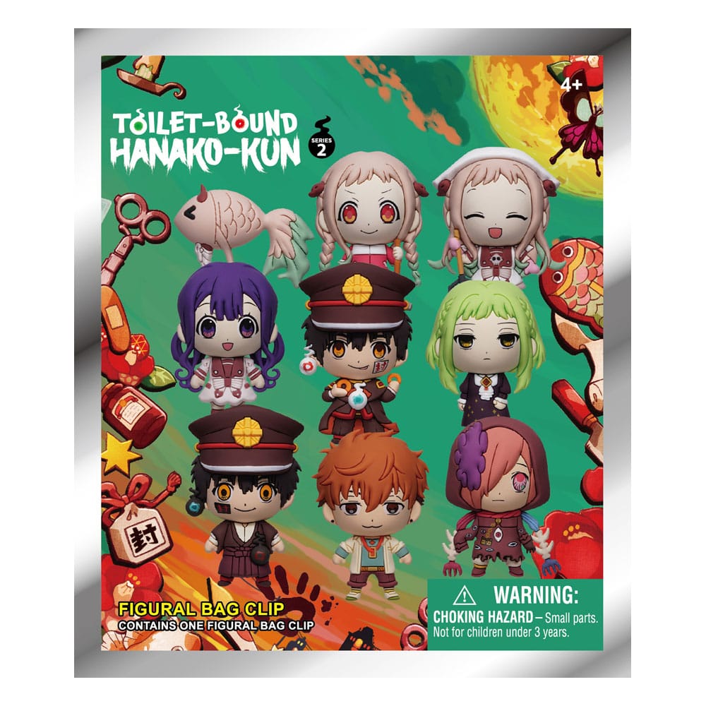 [PREORDER] Toilet-Bound Hanako-kun 3D PVC Bag Clips Series 2 Display (24)