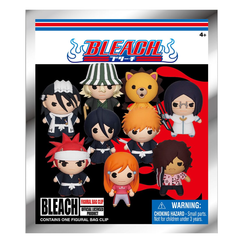 [PREORDER] Bleach 3D PVC Bag Clips Series 1 Display (24)