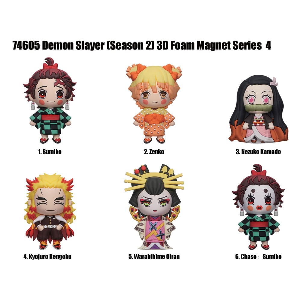 [PREORDER] Demon Slayer Magnets blind pack  Series 4 Display (12)
