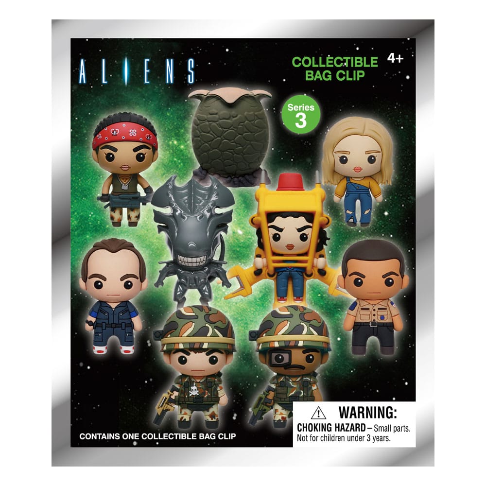 [PREORDER] Alien 3D PVC Bag Clip Series 3 Display (24)