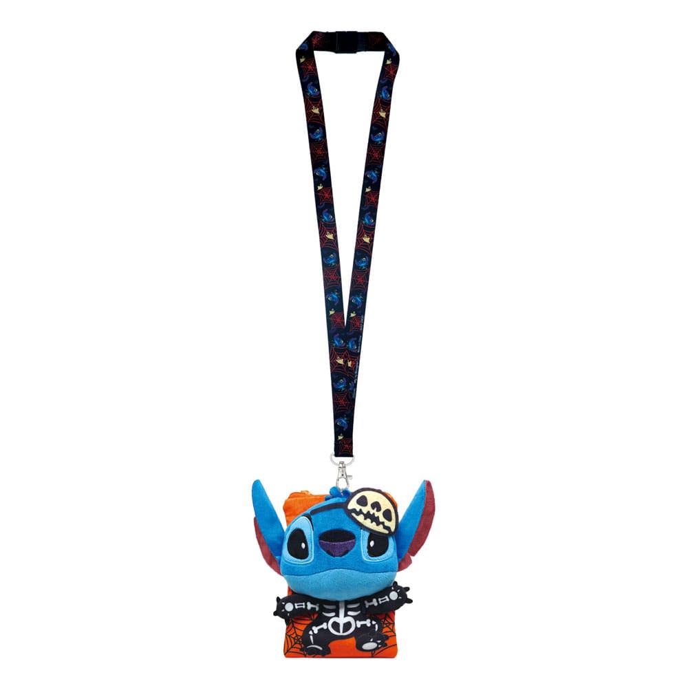 [PREORDER] Lilo & Stitch Lanyard Stitch Skeleton with Card Holder