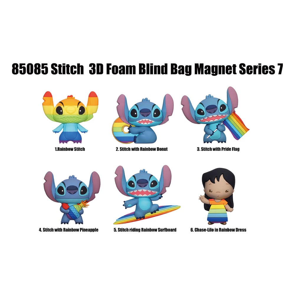 [PREORDER] Lilo & Stitch Magnets blind pack Stitch Series 7 Display (12)