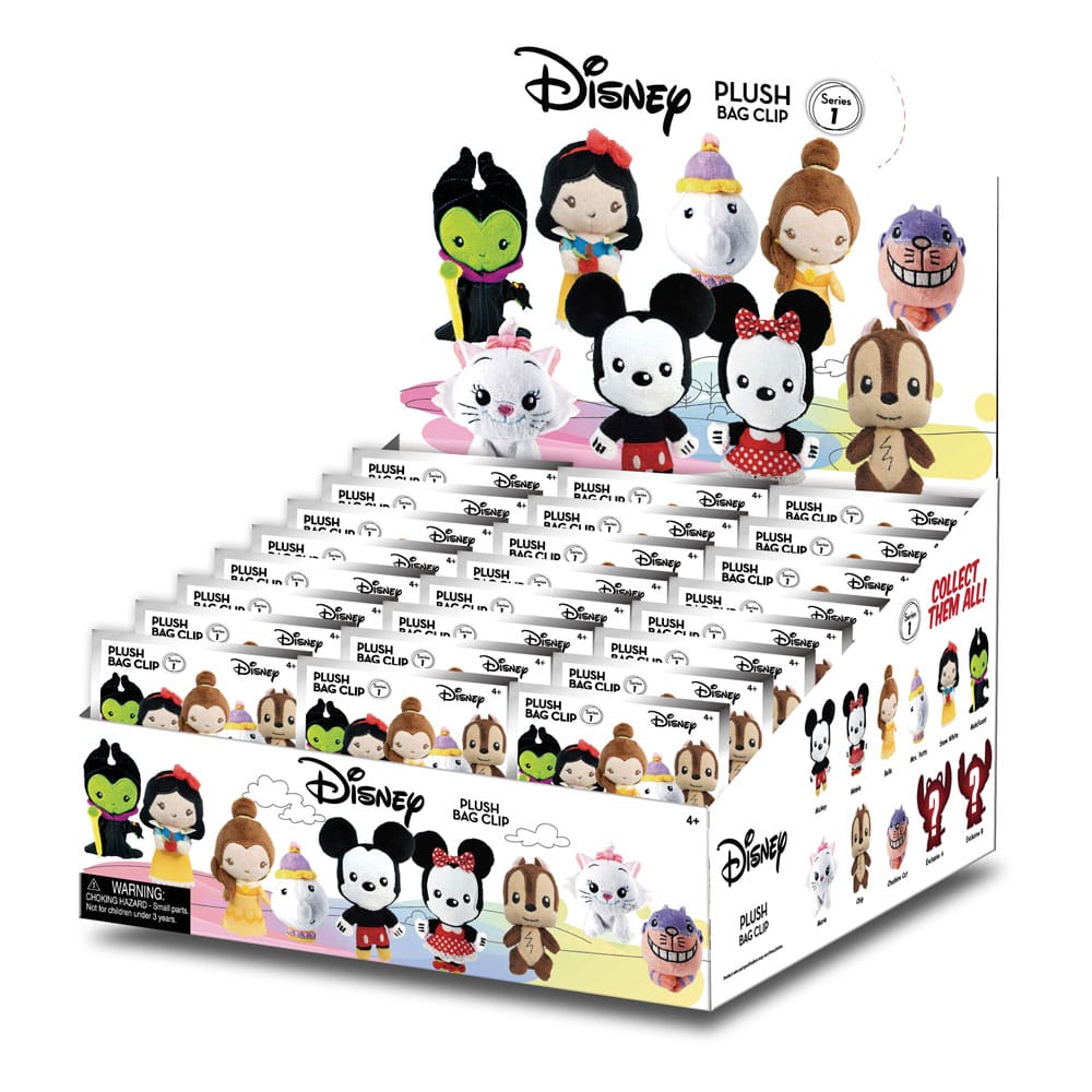 [PREORDER] Disney Plush Bag Clips Display (24)