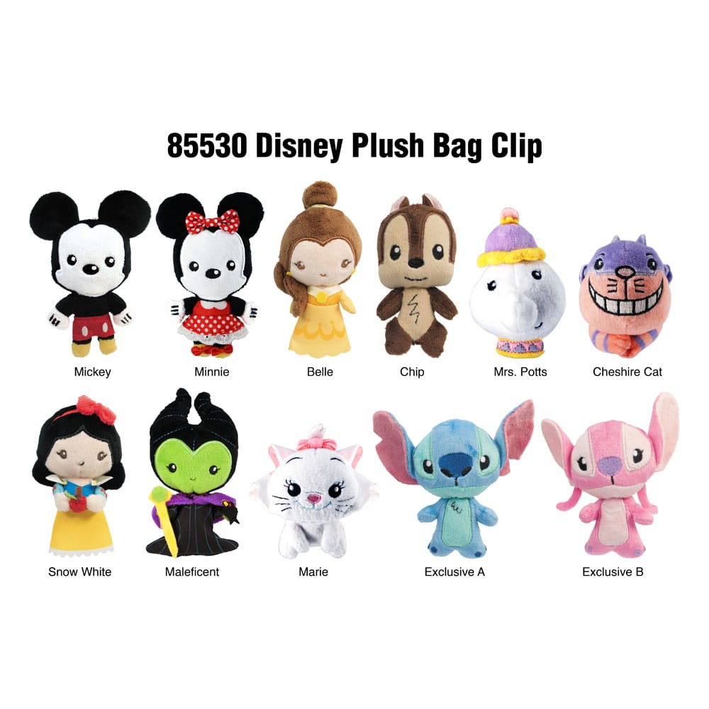 [PREORDER] Disney Plush Bag Clips Display (24)