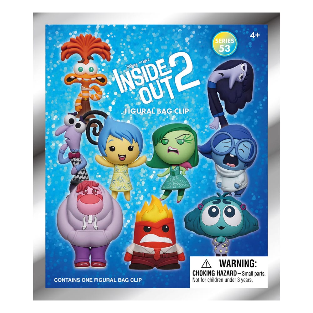 [PREORDER] Inside Out 3D PVC Bag Clips Series 2 Display (24)