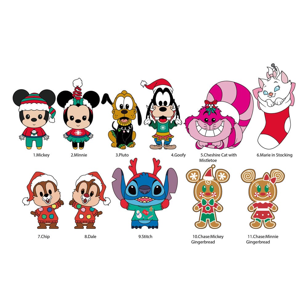[PREORDER] Disney 3D PVC Bag Clips Series 59 Display (24)