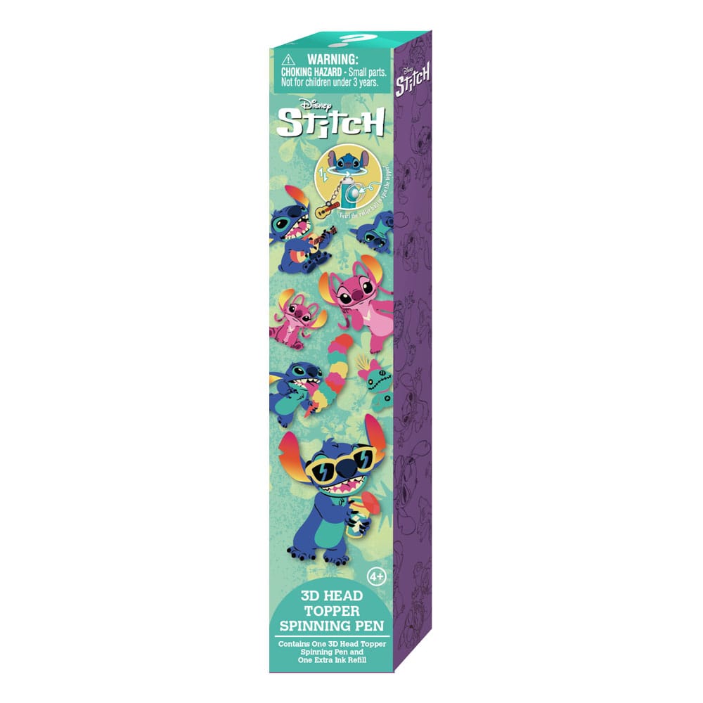 [PREORDER] Stitch The Movie Stitch 3D Head Topper Spinning Pen