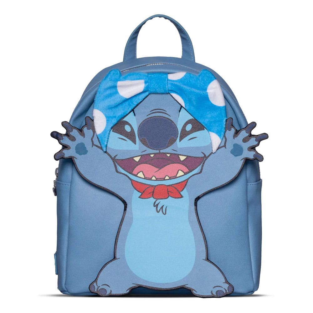 STITCH - Superhero - Backpack Novelty '26x20x12cm'