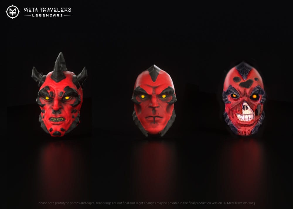 [PREORDER] Legendari Accessory Pack Nibiru Villains Head Pack