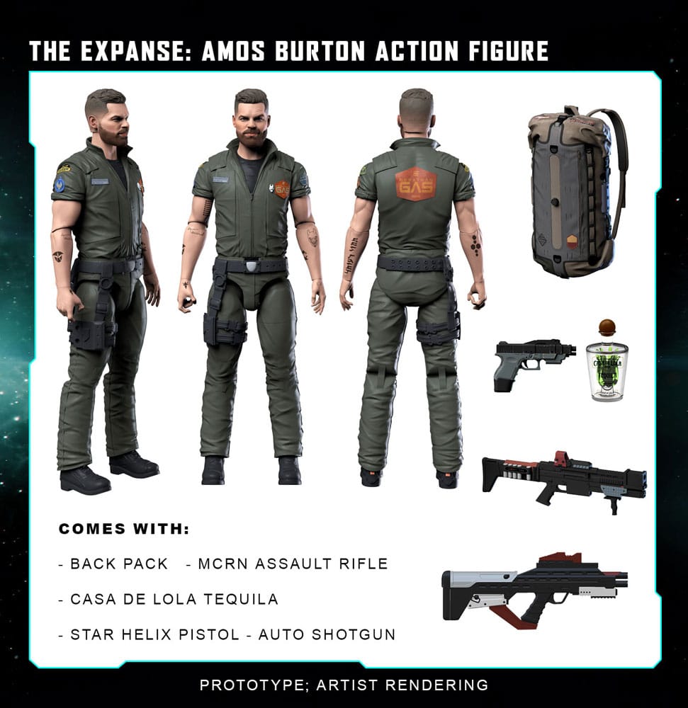 [PREORDER] The Expanse Action Figure Amos Burton 20 cm