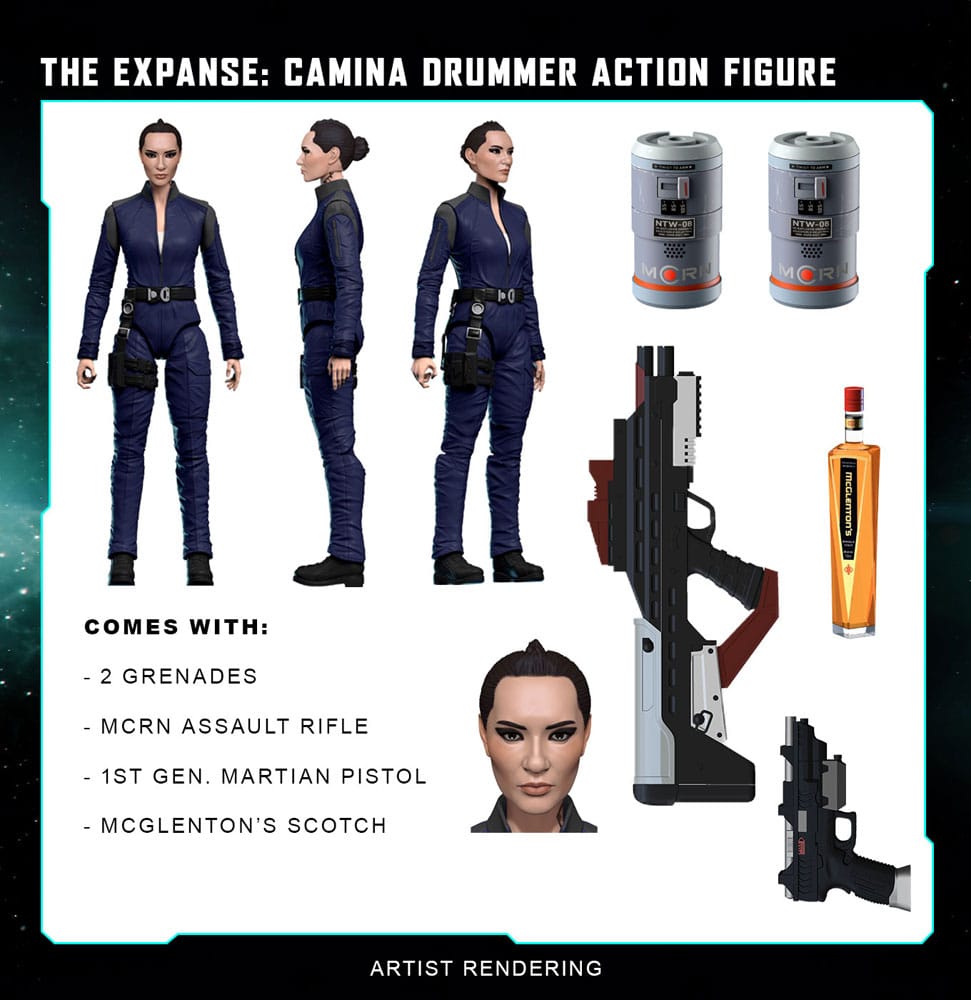 [PREORDER] The Expanse Action Figure Camina Drummer 20 cm