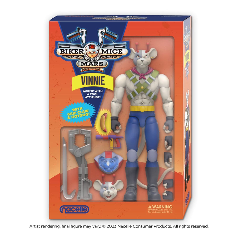 [PREORDER] Biker Mice From Mars Action Figure Vinnie 17 cm