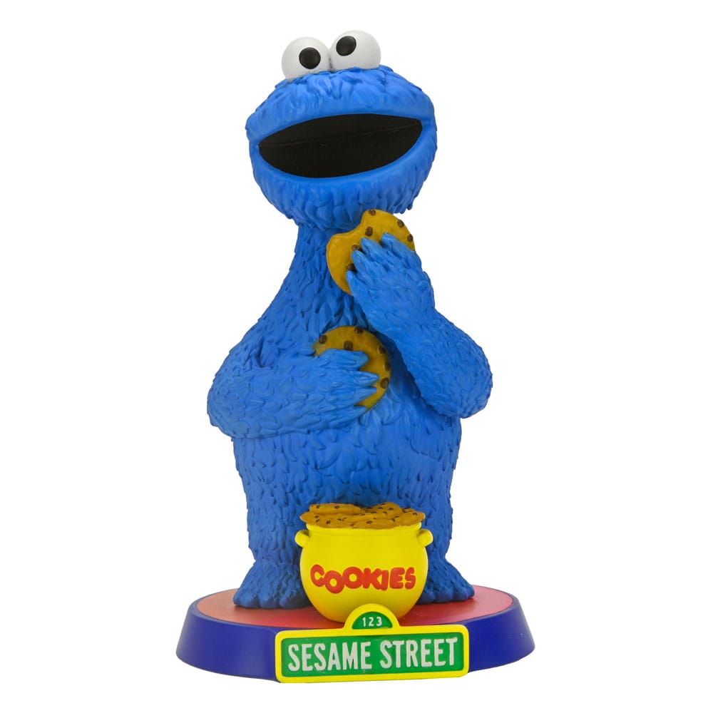 [PREORDER] Sesame Street Head Knocker Bobble-Head Cookie Monster 18 cm