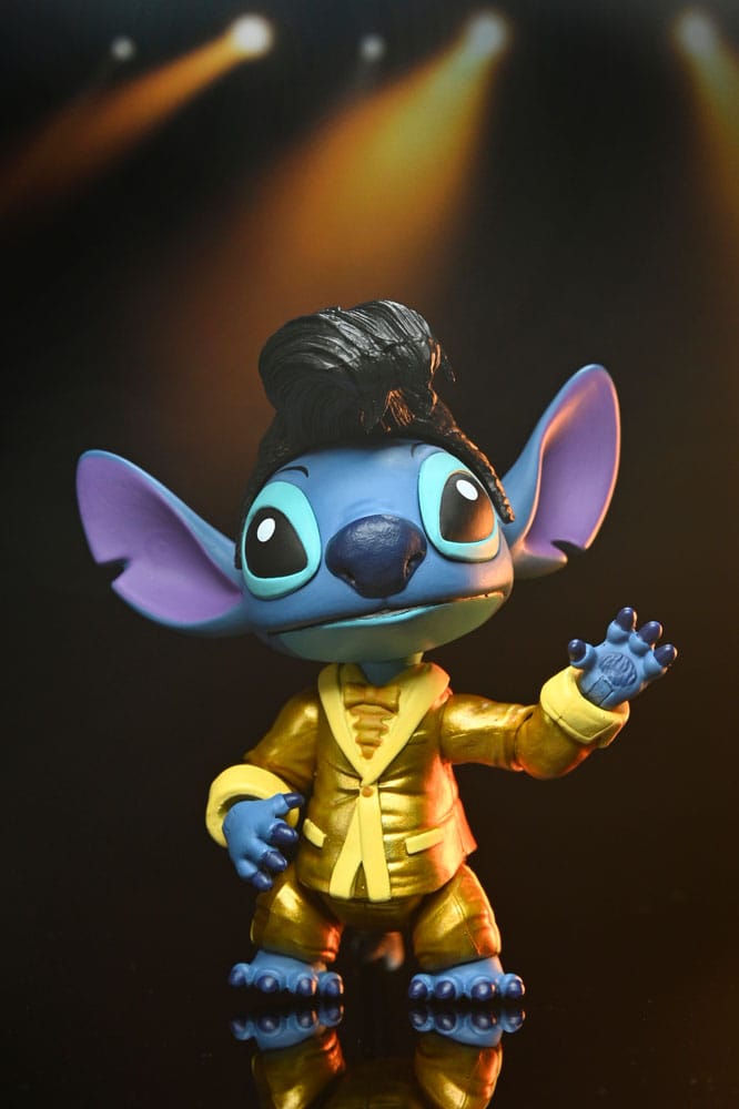 [PREORDER] Lilo & Stitch Action Figure Ultimate Gold Suit Elvis Stitch 18 cm