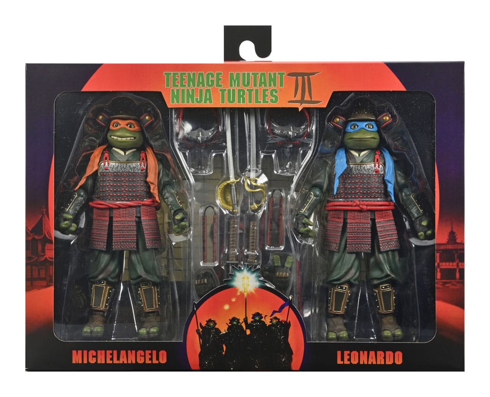 [PREORDER] Teenage Mutant Ninja Turtles III Action Figure 2-Pack Leonardo & Michelangelo 18 cm
