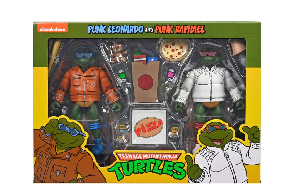 [PREORDER] Teenage Mutant Ninja Turtles (Cartoon) Action Figure Punk Leo and Punk Raph 2 Pack 18 cm
