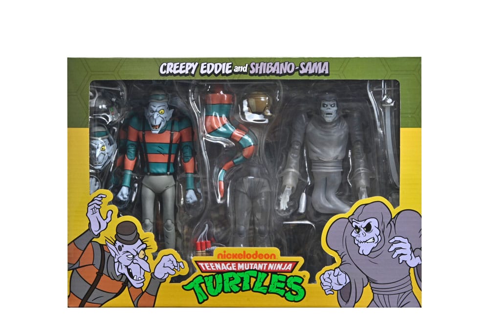 [PREORDER] Teenage Mutant Ninja Turtles: Saturday Morning Adventures Action Figure 2-Pack Creepy Eddie & Shibano-Sama 17 cm