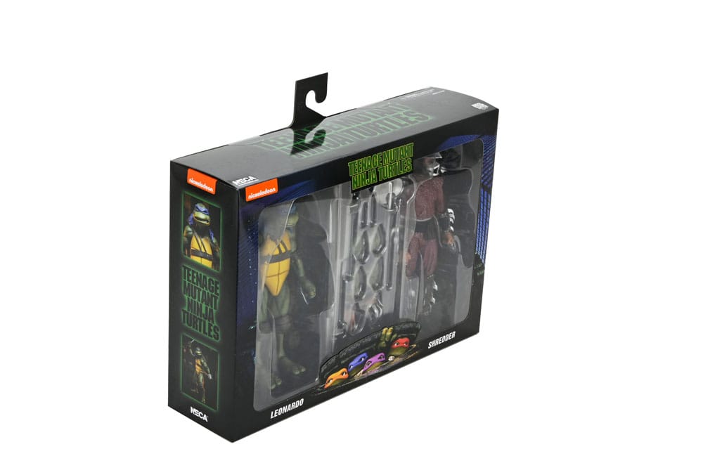 [PREORDER] Teenage Mutant Ninja Turtles (1990 Movie) Action Figure Roof Top Battle Shredder vs Leo 18 cm