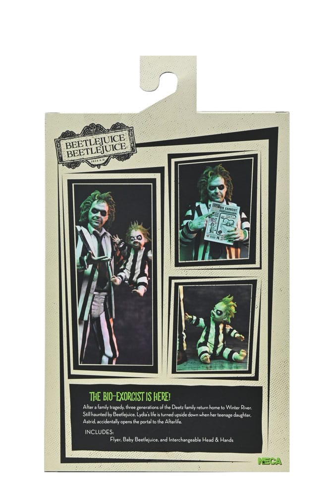 [PREORDER] Beetlejuice Beetlejuice Action Figure 7 Scale Ultimate Striped Suit Beetlejuice 18 cm