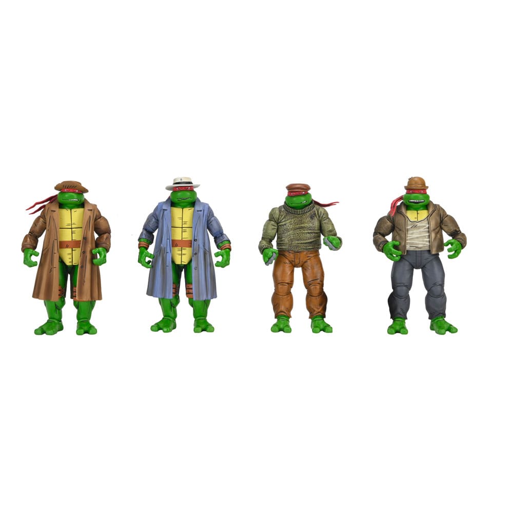 [PREORDER] Teenage Mutant Ninja Turtles Action Figure 4 Pack Gangster Turtles 18 cm